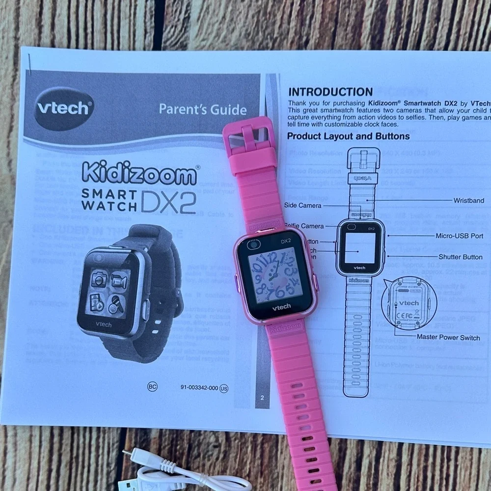 VTech Kidizoom Smartwatch DX2 - Vibrant Pink